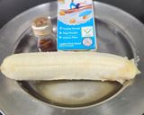 A picture of step 1 of Soya Milk Banana Smoothie.