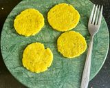 A picture of step 3 of Jodhpur Special Yellow Mathri.