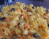 Foto del paso 10 de la receta: Falso Cuscús de coliflor y brócoli con pasas de uva y manzana...🤔🥦🍇🍏🍚🍚🥦🤨