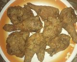 A picture of step 4 of Coated Fried chicken.