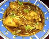 A picture of step 5 of Eid Special Green Chicken Karahi.