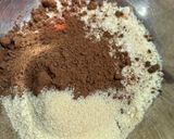 A picture of step 2 of Almond Flour Dried Fruit Dark Chocolate Brownies.