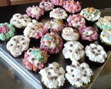 Foto langkah ke 5 dari resep Cupcake Pandan.