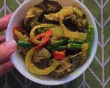 Gambar langkah 3 resipi Hati Ayam Goreng Kunyit 🍛.