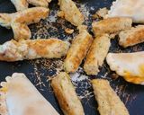 Foto del paso 5 de la receta: Bastoncitos de papa, brócoli y pollo