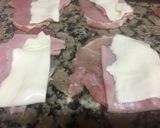 Foto del paso 2 de la receta: Filetes de lomo rellenos de jamón y queso con salsa ‘pimienta’