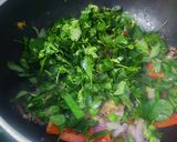 A picture of step 4 of Methi Paneer Bhurji.