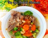 Foto langkah ke 3 dari resep Sop Iga Brokoli Makroni.