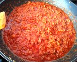 Foto del paso 3 de la receta: Macarrones con carne picada y paté