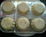A picture of step 5 of Eggless quiche with hot coffee.