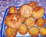 Foto del paso 1 de la receta: Bombas de papa rellenas de muzzarella 🥳💜