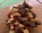 Foto langkah ke 4 dari resep Sambel Goreng Daging Kentang Praktis.