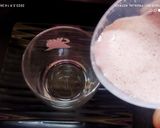 A picture of step 3 of Rose Thandai.