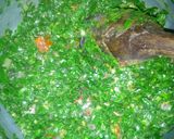 A picture of step 3 of Sukuma wiki #mystaplefoodrecipecontest.