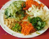 A picture of step 1 of Vegetable Pancake/uthappam and Apple THOKKU (tiffin recipe).