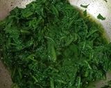 A picture of step 1 of Shahi Rani Palak.