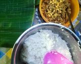 Foto langkah ke 3 dari resep Nasi Bakar Tempe Ati Ampela.