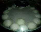 A picture of step 4 of Chocolate flavour rasgulla.