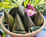 Hình bước làm 4 của món Bánh ít lá cẩm nhân dừa