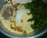 A picture of step 2 of Makke ki roti & Sarso ka Saag.