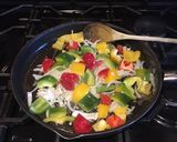 A picture of step 1 of Tofu chilli enchiladas:.