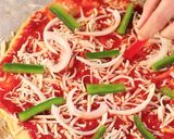 Foto del paso 4 de la receta: Pizza de pollo fitness (sin Carbohidratos)