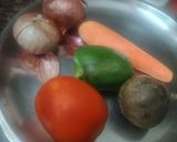 दही सूजी उत्तपम रेसिपी चरण 3 फोटो