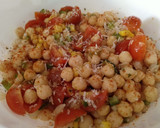 Foto del paso 3 de la receta: Ensalada de garbanzos y caballa al grill