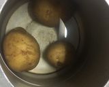A picture of step 1 of Aloo Kofta.