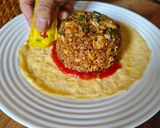 Foto langkah ke 12 dari resep Nasi Goreng Telur Dadar One Piece (versi Manga).