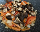 Foto del paso 6 de la receta: Spaghetti con verduras, salsas asiáticas y alga wakame