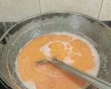 A picture of step 5 of Kesari Sheera.
