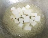 A picture of step 5 of Kesar Chenna Murki.