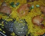 A picture of step 12 of Turmeric Rice with Chicken کته زردچوبه با مرغ.