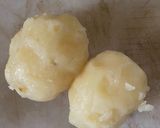 A picture of step 4 of Kuttu Ata ki Aloo Kachori.