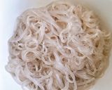 Hình bước làm 6 của món Miến Gà Xá Bấu
