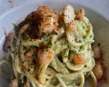 Foto del paso 2 de la receta Spaghetti con crema di friggitelli e gamberi