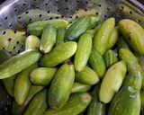 A picture of step 1 of Tindora masala.