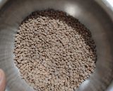 A picture of step 1 of Crispy Black Lentil Fritters (Kali Masoor Dal Wade).