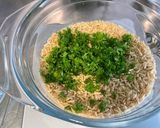 Une image de l'étape 5 de Riz complet au bouillon de poularde, curry et persil.