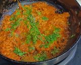 A picture of step 5 of Palak Paneer.