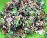A picture of step 2 of Vegetable and Okra Spring Rolls.