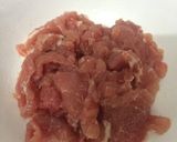 Hình bước làm 2 của món Miến dong xào thịt bò