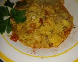 Foto del paso 12 de la receta: Arròs melos con bacallà, lechona i Gambón