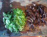 Foto langkah ke 2 dari resep Naget tahu jamur kuping (W#47).