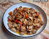 Foto langkah ke 5 dari resep Oseng Pedas Jamur Sawit.