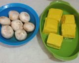 Foto langkah ke 1 dari resep Tumis Jamur Kancing Tahu.