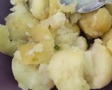 A picture of step 1 of Veg bread cutlets in heart shape.