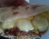 Foto del paso 18 de la receta: Pan de Pita relleno con "carne de coliflor" piña dulce y queso!!! 🍘🍍🧀🍘