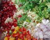 A picture of step 1 of Pasta Mayo Chaat - Katori chaat & wrap.